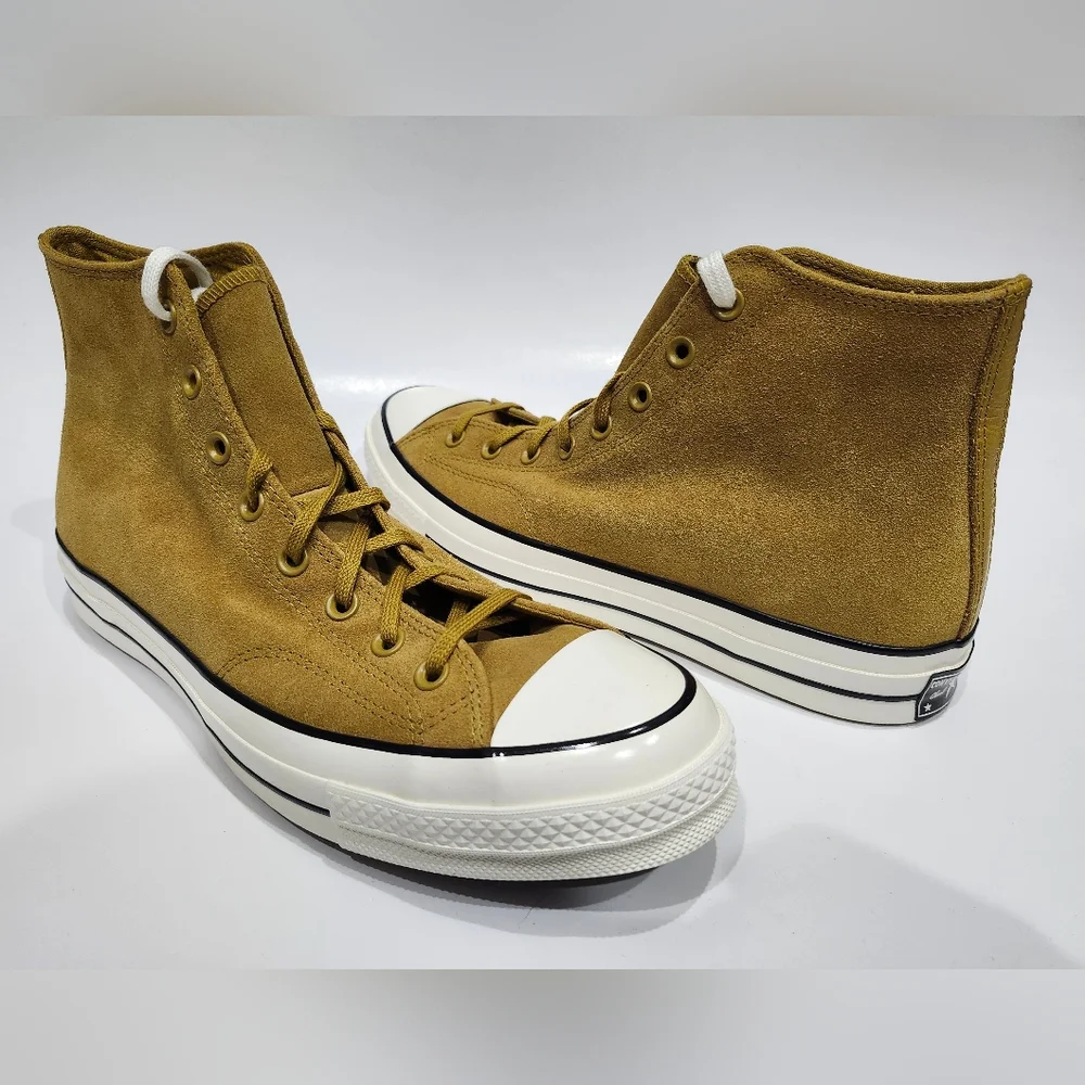 Converse Chuck 70 High Top Suede Hidden Trail/Egret-Black Size 11.5 A05598C NWT - Picture 2 of 8